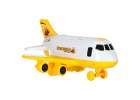 Folding plane transporter with cars + 3 construction vehicles lights sound 9