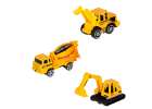 Folding plane transporter with cars + 3 construction vehicles lights sound 12