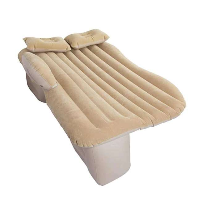 Inflatable mattress car bed 130x80cm beige
