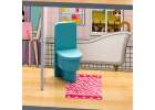 MDF wooden dollhouse furniture 70cm pink LED 17
