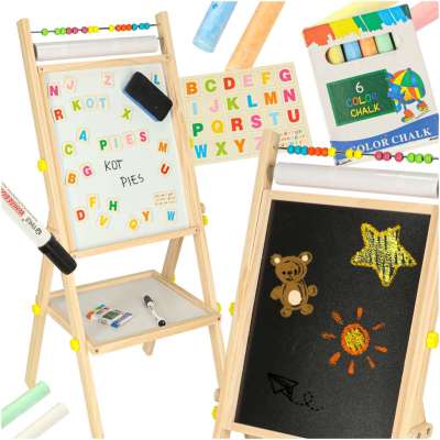 Magnetic chalkboard abacus paper chalk letters free of charge