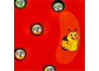 Magnetic wooden caterpillar apple 3