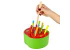 Magnetic wooden caterpillar apple 7