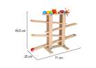 Montessori XXL wooden ball track kulodrome 11
