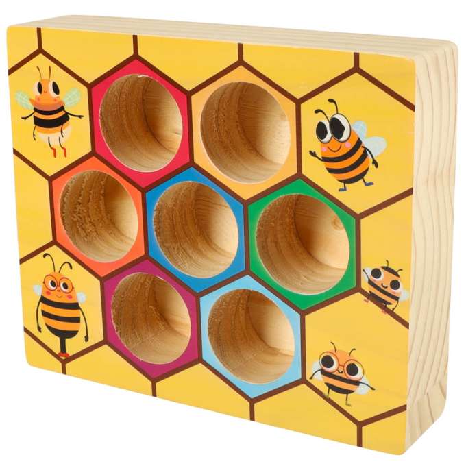 Montessori bees honeycomb educational game