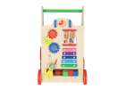 Push toy for children wooden walker educational cube 6-in-1 2