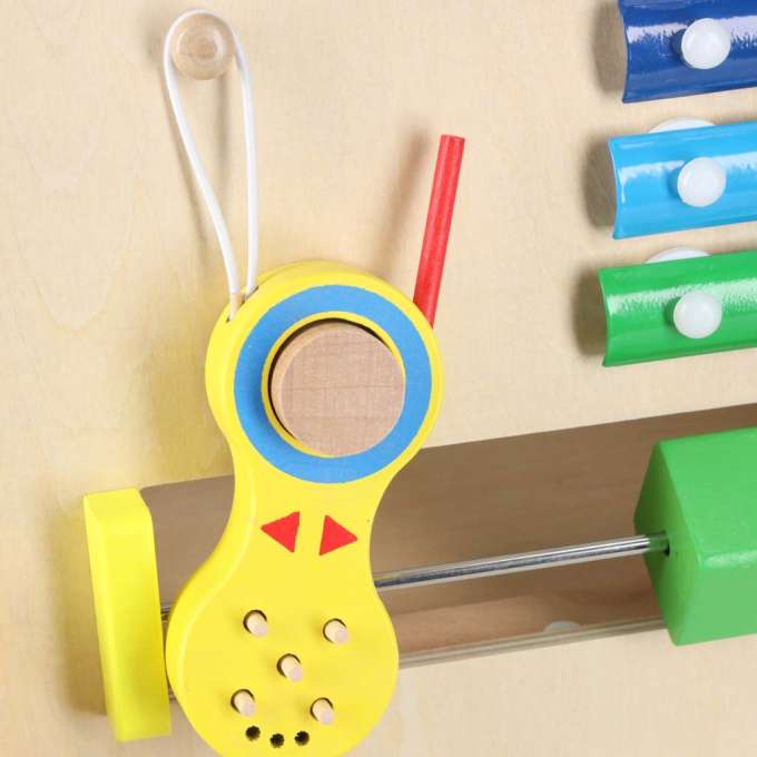 Push toy for children wooden walker educational cube 6-in-1