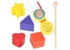 Push toy for children wooden walker educational cube 6-in-1 9