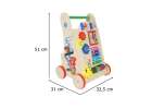 Push toy for children wooden walker educational cube 6-in-1 16