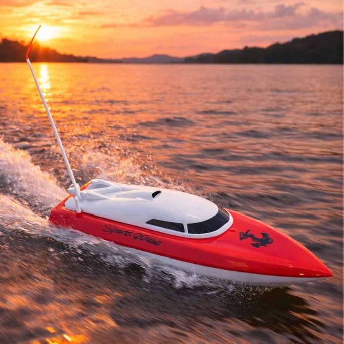 RC boat 4CH mini CP802 red