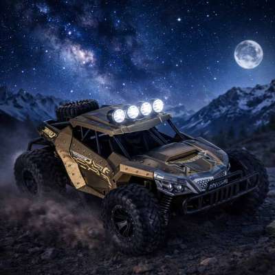 RC off-road drift car 20 km/h brown
