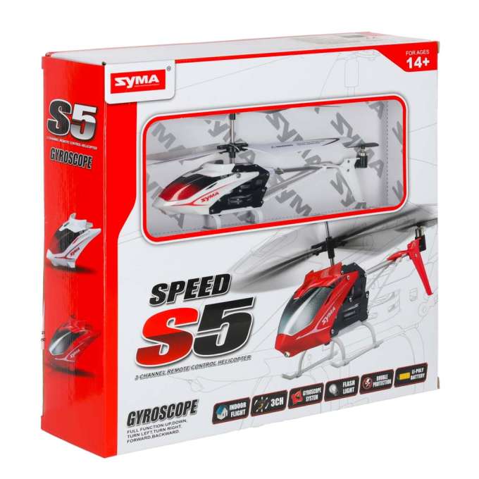 SYMA S5 3CH RC helicopter white