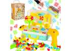 Screwdriver drill screws construction blocks 258 elements 1