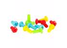 Screwdriver drill screws construction blocks 261 elements 10