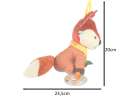 Sensory mascot fox stroller pendant 6