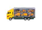 Transporter truck TIR launcher + metal cars construction machinery 4
