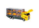 Transporter truck TIR launcher + metal cars construction machinery 8