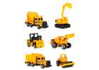 Transporter truck TIR launcher + metal cars construction machinery 10