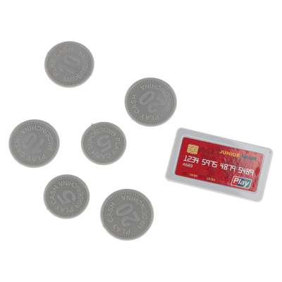 Children's store supermarket stall shopping cart accessories mint