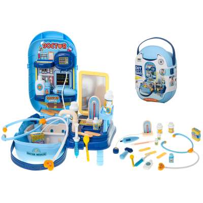 Doctor's set with accessories in a suitcase 34el. + table