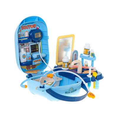 Doctor's set with accessories in a suitcase 34el. + table