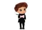 Doll house doll 3 girls + 1 boy set of 4pcs. 12cm 4