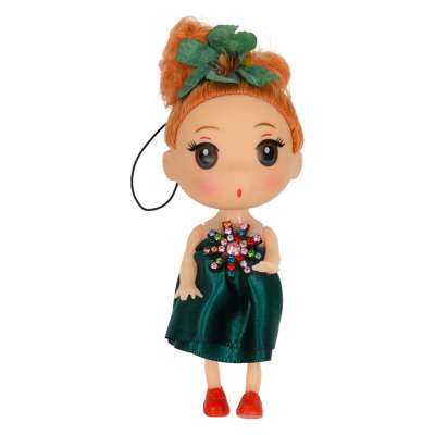 Doll house doll 3 girls + 1 boy set of 4pcs. 12cm