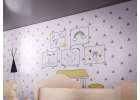 Domek dla lalek MDF z akcesoriami 70cm LED szary 5