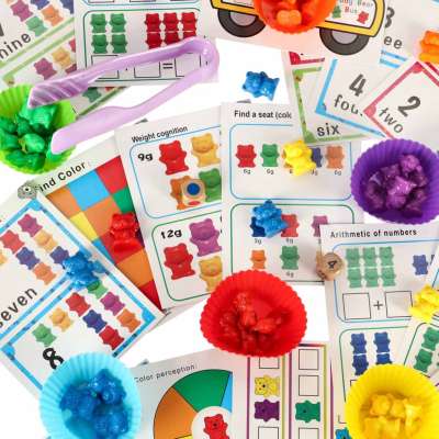 Educational bears learning to count montessori 44el.