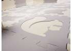 Foam puzzle mat/baby playpen 36el. gray-ecru 8