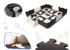 Foam puzzle mat for kids 25el. black and white 3