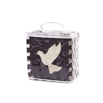 Foam puzzle mat for kids 25el. black and white
