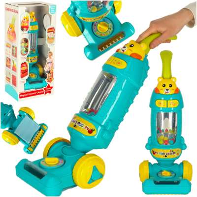 Interactive vacuum cleaner for kids with sound