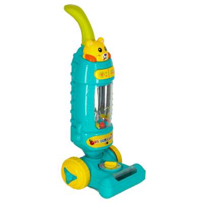 Interactive vacuum cleaner for kids with sound