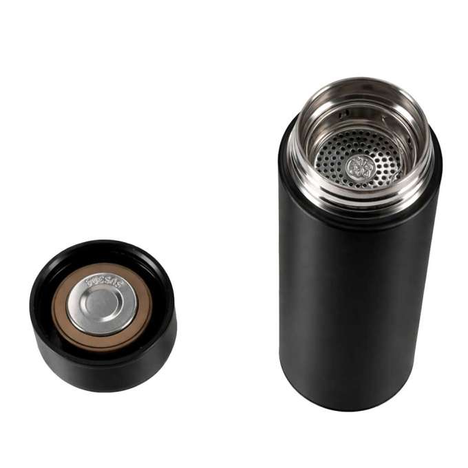 Kubek termiczny termos smart LED 500ml czarny