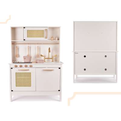 Kuchnia drewniana MDF retro z akcesoriami BOHO