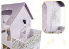 MDF dollhouse with accessories 70cm LED grey 7