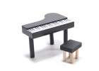 MDF wooden dollhouse with LED accessories 78cm black 15