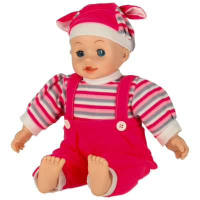 Maya bean doll with sound pink 40cm