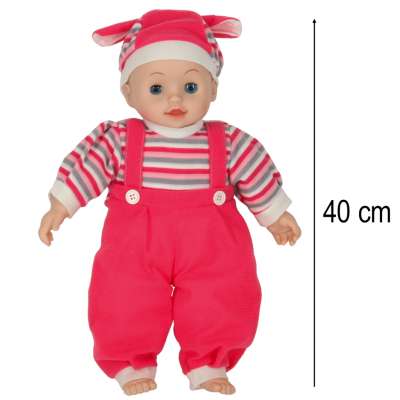 Maya bean doll with sound pink 40cm
