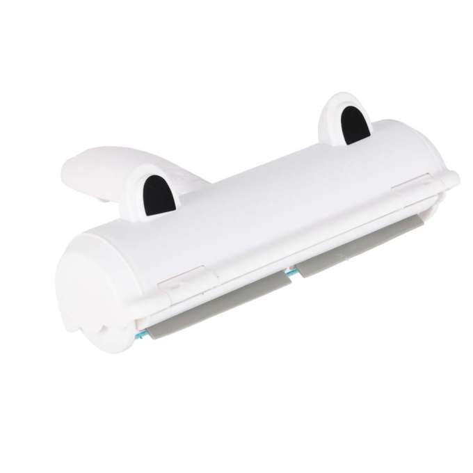 White and blue coat cleaning brush