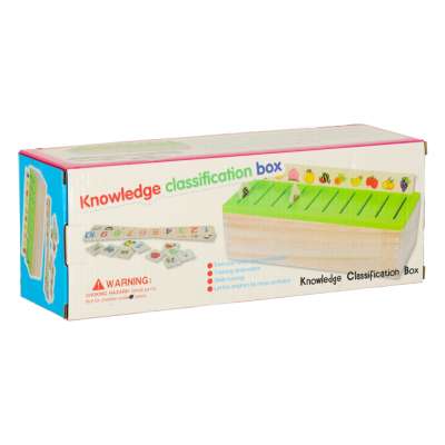 Wooden sorter puzzle match pictures