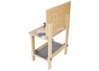 Wooden table tool work bench for children with tools DIY set handyman 4