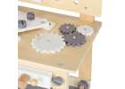 Wooden table tool work bench for children with tools DIY set handyman 3