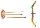 Bow with arrows and target shooting set 10