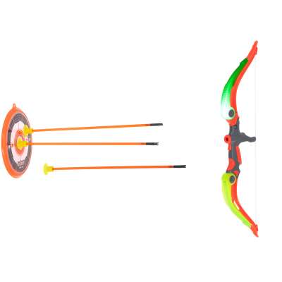 Bow with arrows and target shooting set