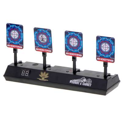 Electronic target for shooting digital 4 targets