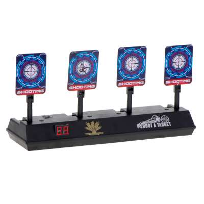 Electronic target for shooting digital 4 targets