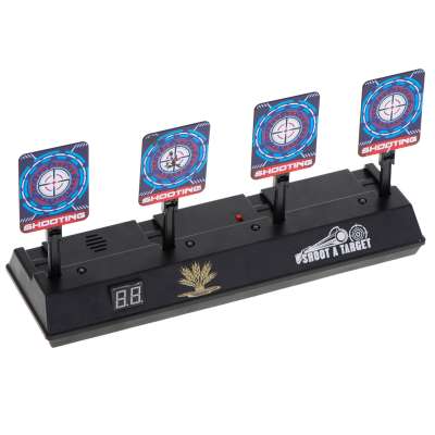 Electronic target for shooting digital 4 targets