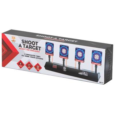 Electronic target for shooting digital 4 targets